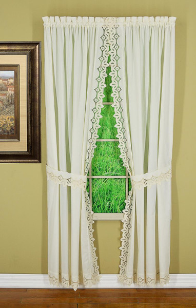 Heirloom Eyelet Lace  Curtains - 647506021964