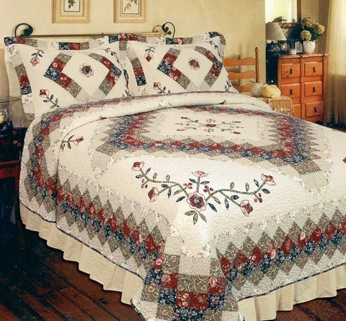 ヴィクトリアンキルトのクロス Victorian Treasure Quilt Collection by Elegant Decor|Paul's Home