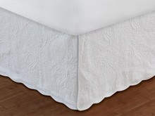 Paisley Quilted Bed Skirt -