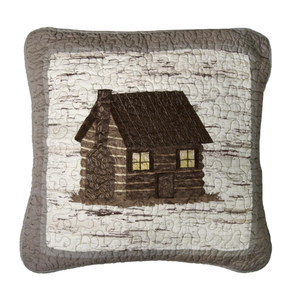 Birch Forest Cabin Pillow - 754069861019