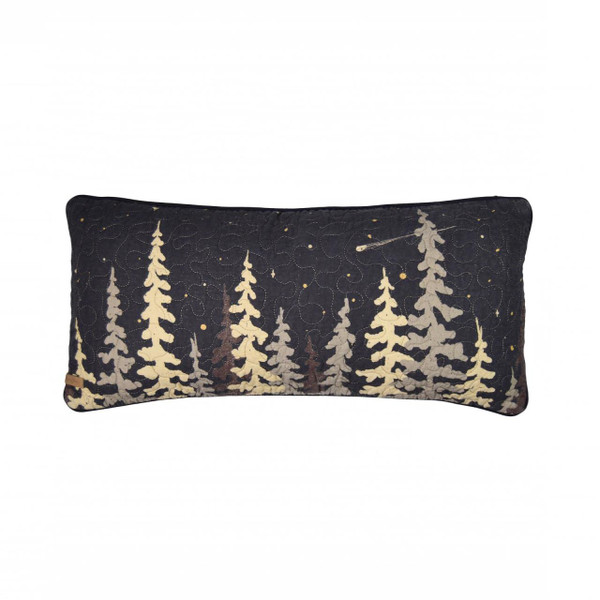 Moonlit Cabin Tree Boudoir Pillow - 754069612178