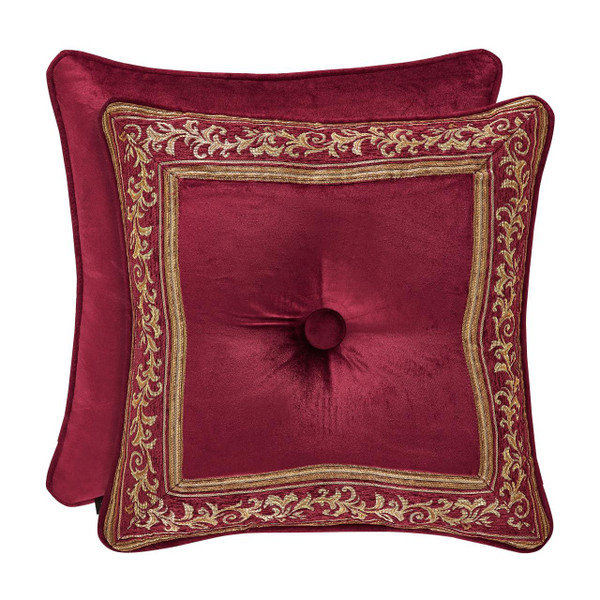 Maribella Crimson 18" Square Pillow - 846339092343