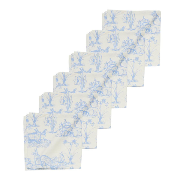 C&F Home Rabbit Toile Napkin Set Paul's Home Fashions