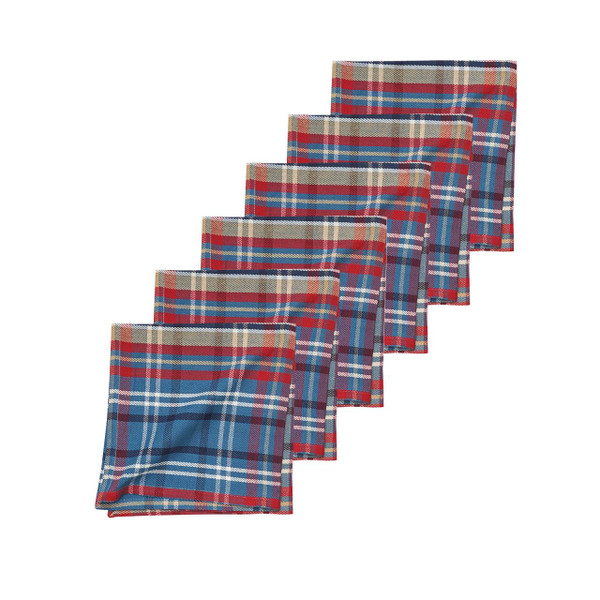 Rockwell Plaid Napkin Set - 008246554783