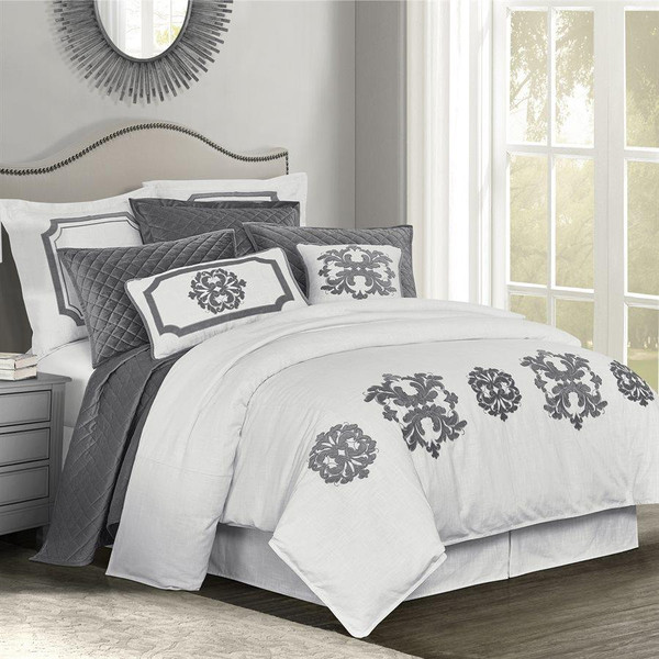 Madison Linen Gray Duvet - 819652020416