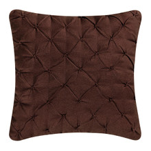 Diamond Tuck Brown Pillow - 008246417354