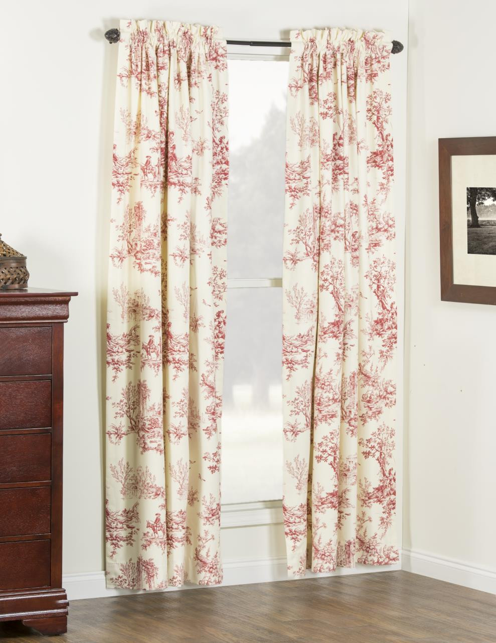Bouvier Red Curtains - 138641170056