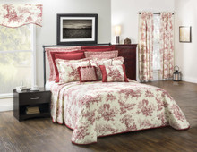 Bouvier Red Bedspread - 138641167636