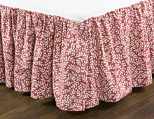 Bouvier Red Bedskirt - 138641168558