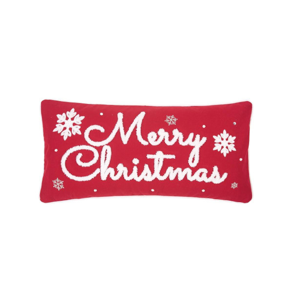 Red & White Christmas Pillow - 008246793977
