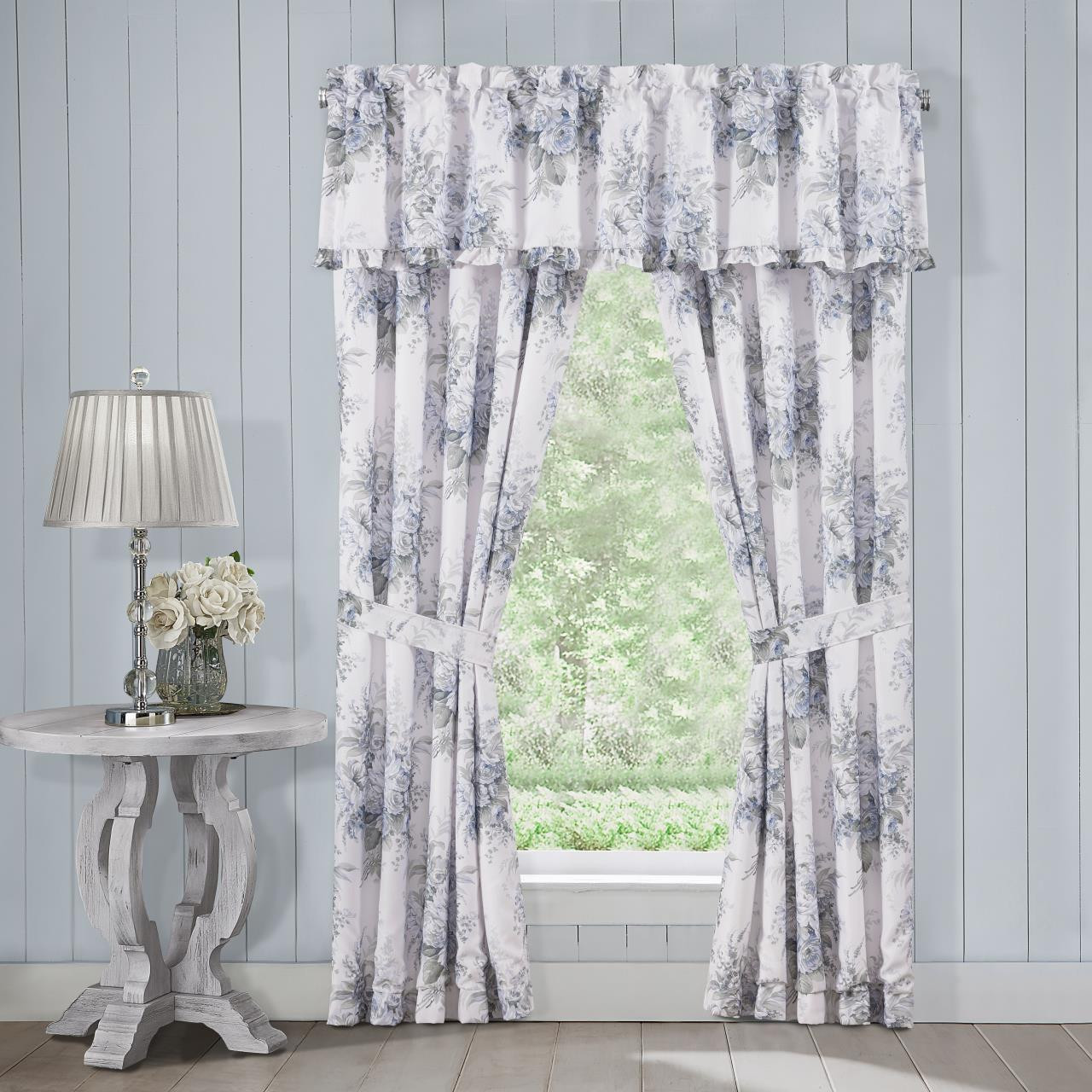 Estelle Blue Curtain Pair - 193842102640