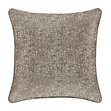 Cracked Ice Taupe 20" Square Pillow - 193842104767