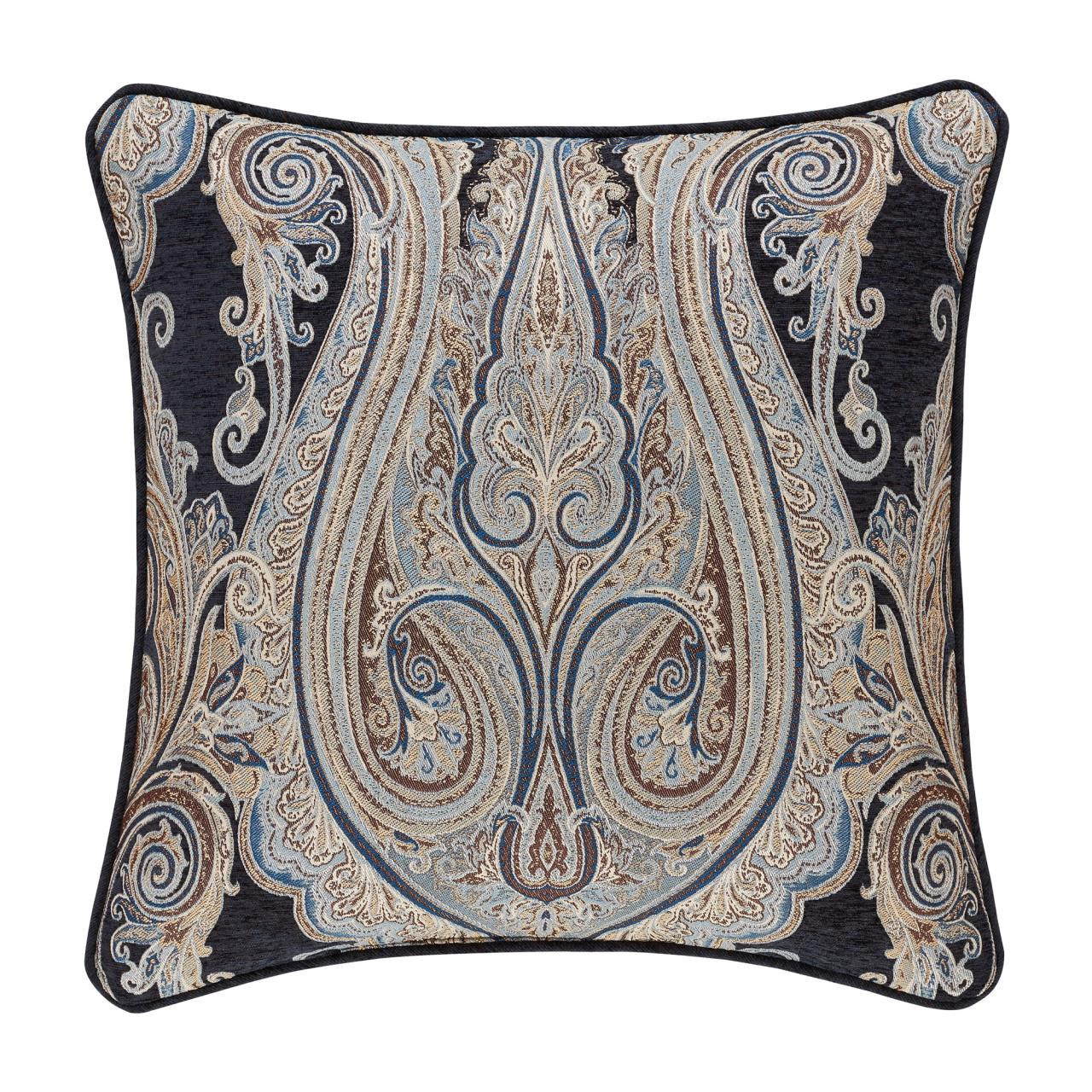 Luciana Indigo 20 Square Pillow by J Queen New York Paul s Home Fashions