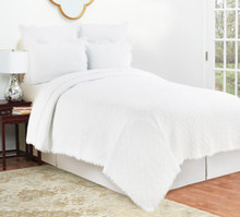 Trellis White Bedding Collection -