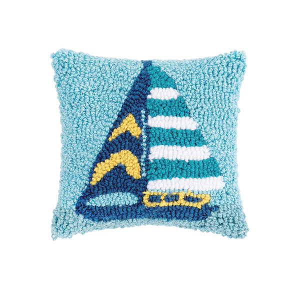 Sailboat Stripe Pillow - 008246829201