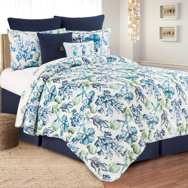 Bluewater Bay Quilt Set - 008246822653