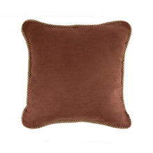Brown Suede Pillow - 754069671359