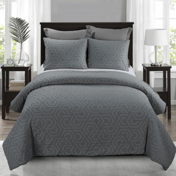 Seville Grey Comforter Set - 754069006700