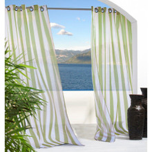 Escape Stripe Outdoor Grommet Curtain - 069556458215