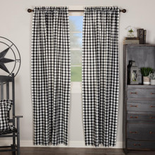 Annie Buffalo Black Check Curtain Collection -