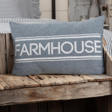 Sawyer Mill Blue Farmhouse Pillow - 840528180309