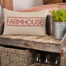 Sawyer Mill Red Farmhouse Pillow - 840528180897