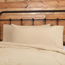 Burlap Vintage Pillow Case Set - 840528182754