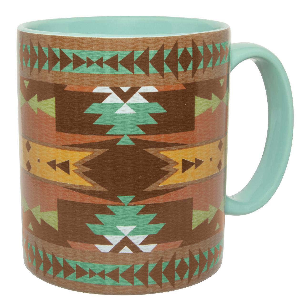 Pueblo Aztec Cermaic Southwestern Coffee Mug Set - 819652024148