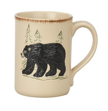Rustic Retreat Bear Mug Set -