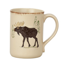 Rustic Retreat Moose Mug Set -
