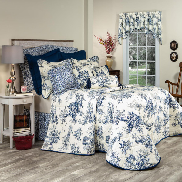 Bouvier Blue Bedding Collection -