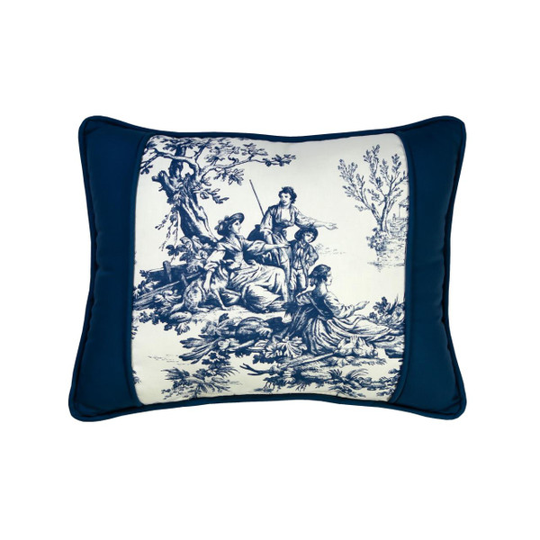 Bouvier Blue Breakfast Pillow -