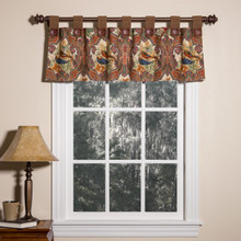 Wilderness Royal Tab Valance -