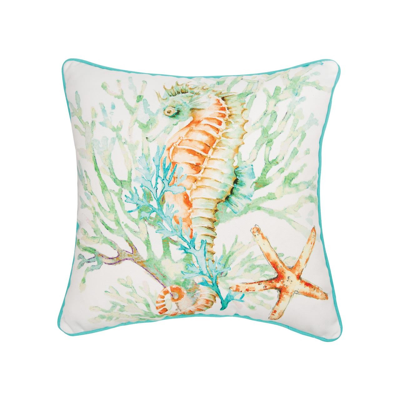 Colorful Seahorse Pillow - 008246739814