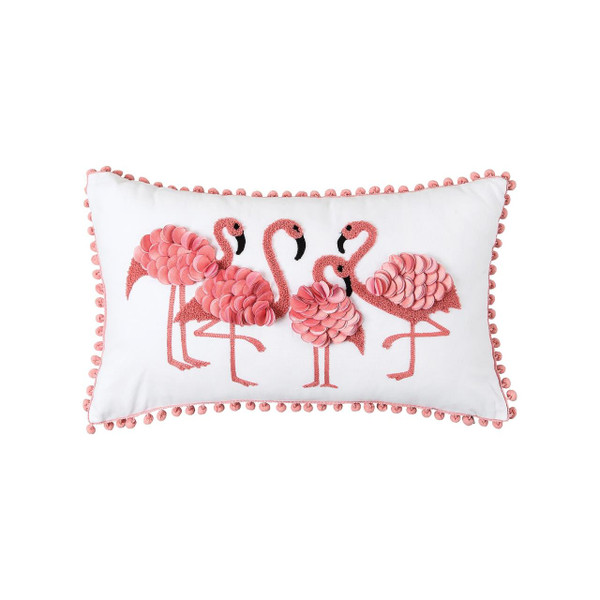 Flamingo Friends Pillow - 008246743958
