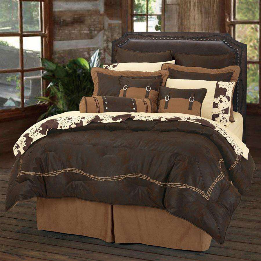 Barbwire Chocolate Bedding Collection -