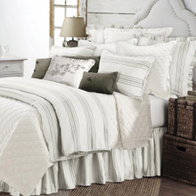 Prescott Taupe Stripe Bedding Collection -