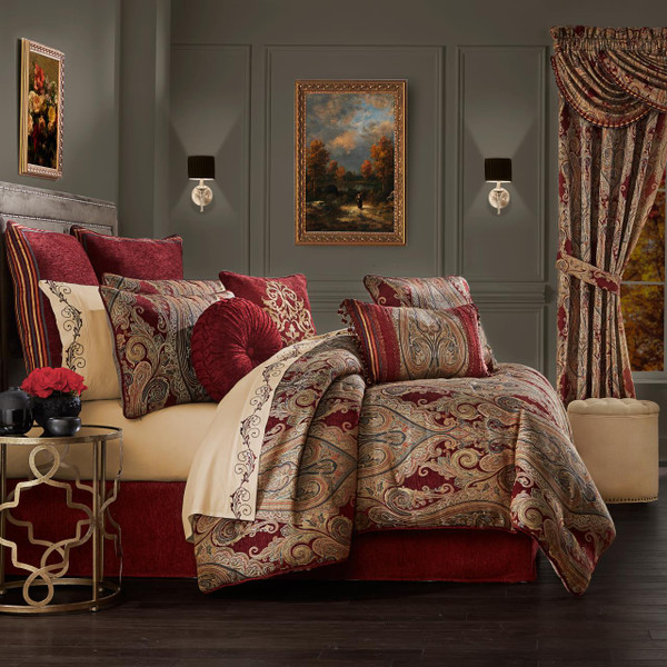 Garnet Red Comforter Collection -