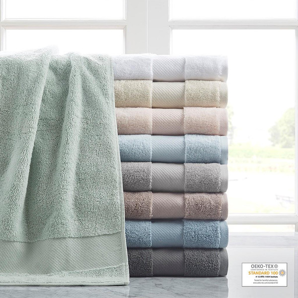 Turkish Cotton 6 Piece Bath Towel Set - 086569919984