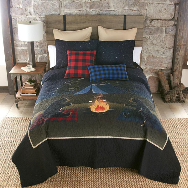 Bear Campfire Quilt Collection -