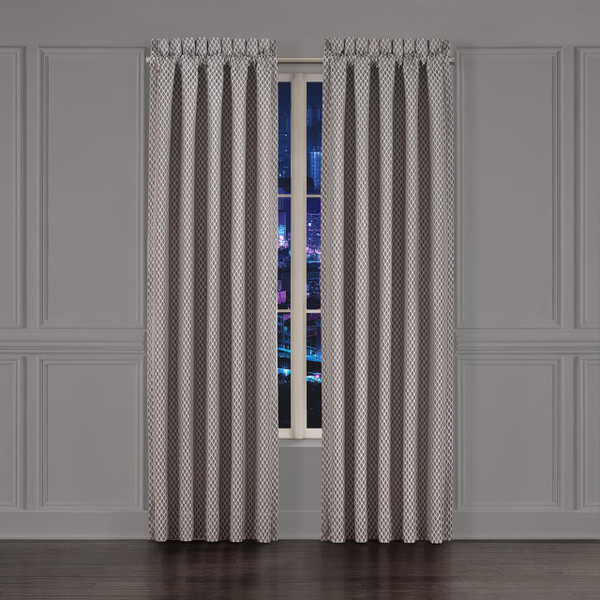 Houston Charcoal Curtain Pair - 193842112663