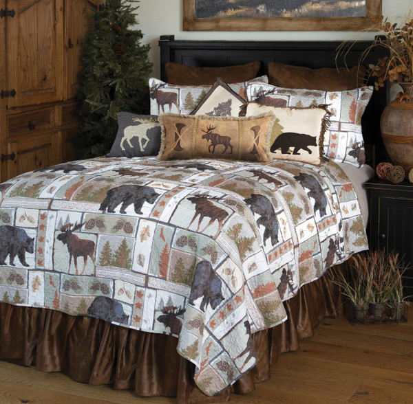 Vintage Lodge Rustic Cabin Quilt Collection -