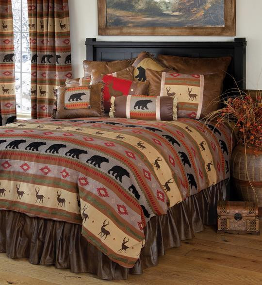 Maple Lake Rustic Cabin Comforter Collection -