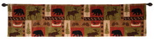 Patchwork Lodge Rustic Cabin Valance - 357311296388