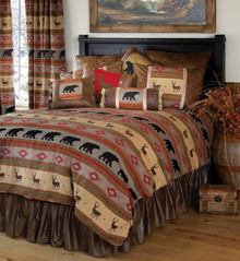 Maple Lake Rustic Cabin Comforter Set - 357311332536