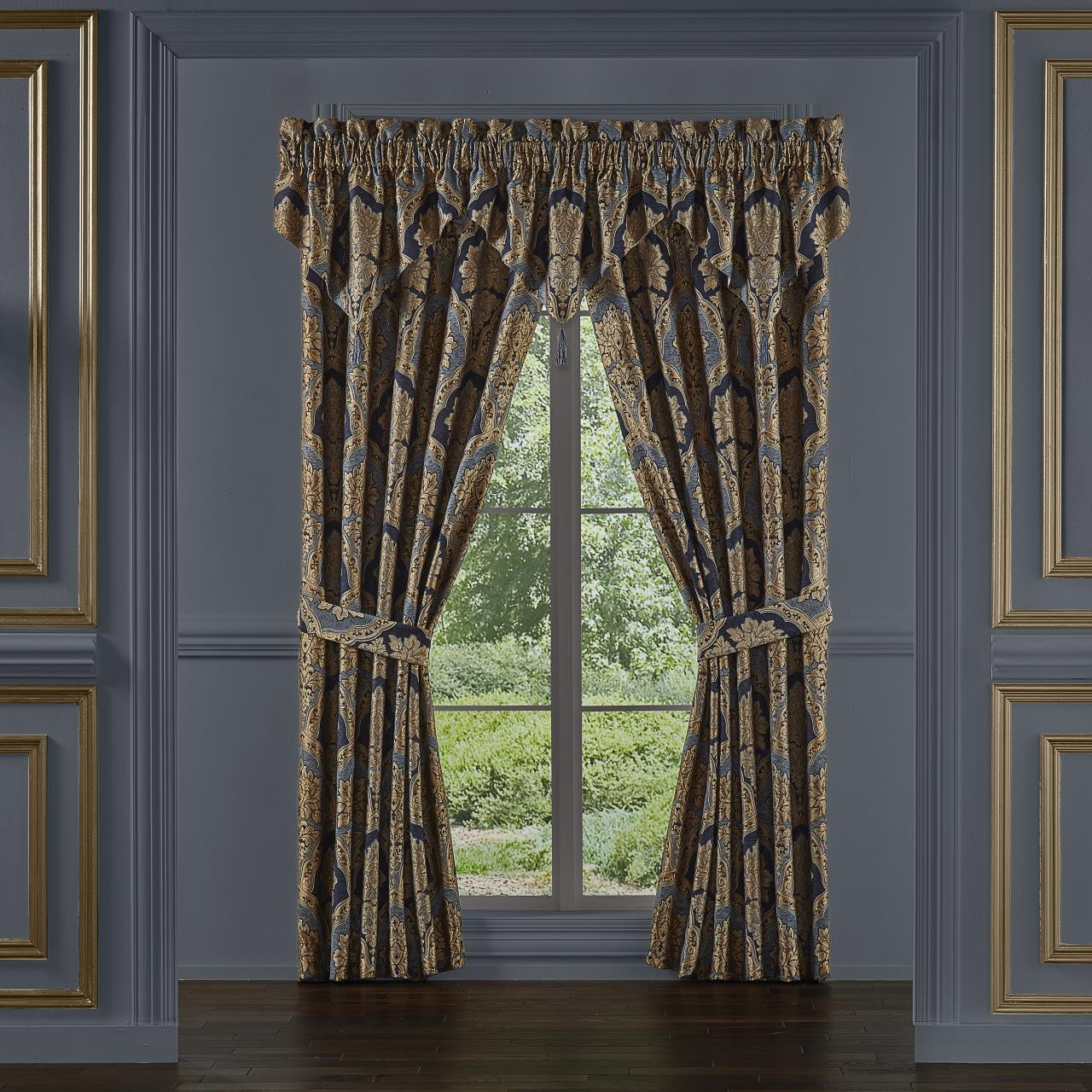 Bristol Indigo Curtain Pair - 193842112441