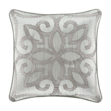 Nouveau Spa Square Embellished Pillow - 193842115640