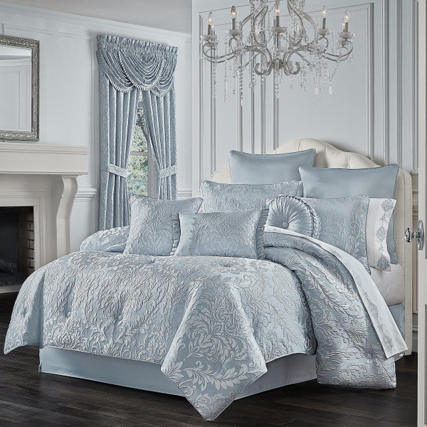 Malita Powder Blue Comforter Set - 193842117224