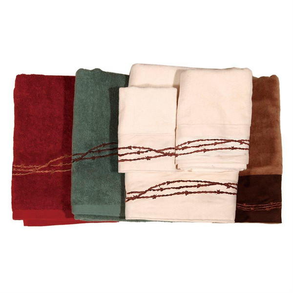 Embroidered Barbwire Towel Set - 890830102056