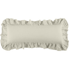 Luna Ruffled Tan Body Pillow - 819652023363